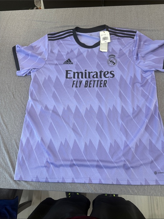 adidas Other - adidas Real Madrid Lavender and Black Training Jersey
